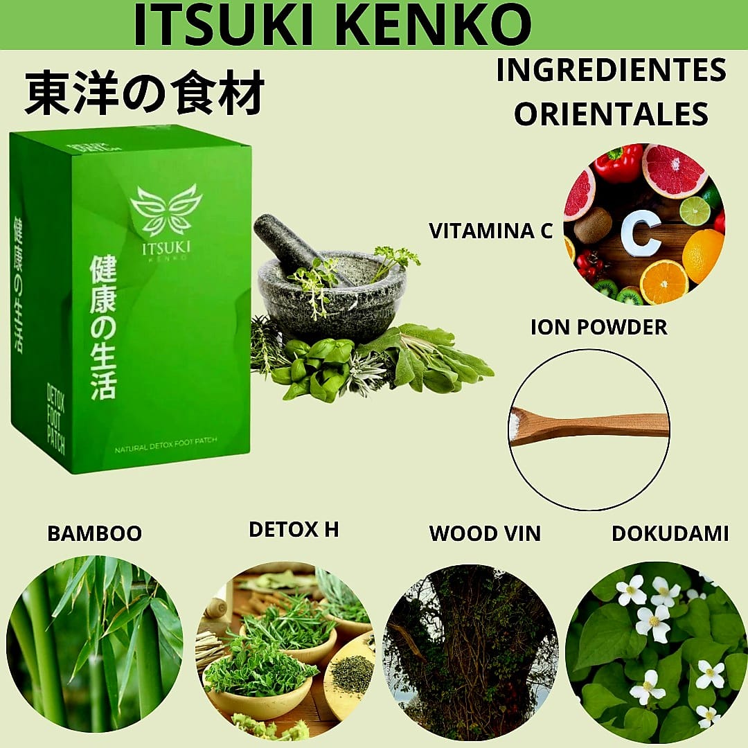 NUEVO PARCHE DESINTOXICANTE - ITSUKI KENKO / ENVIO GRATIS